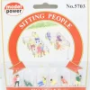 Trains*Model Power 5703 HO Sitting People Figures (Set of 6) - Model Train Junction: Quality Parts and Art Supplies