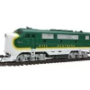 Trains*Model Power 96808 HO Southern Dual Motored & Lighted F2A Diesel Locomotive - Model Train Junction: Quality Parts and Art Supplies