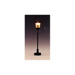 Trains*Model Power 499 HO Square Lamp Post Brass Handcraft Lighted (Pack of 3) - Model Train Junction: Quality Parts and Art Supplies