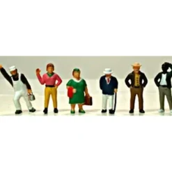 Trains*Model Power 5717 HO Street People Figures (Set of 6) - Model Train Junction: Quality Parts and Art Supplies