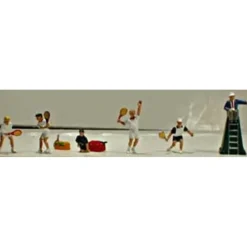 Trains*Model Power 5766 HO Tennis Player Figures (Set of 6) - Model Train Junction: Quality Parts and Art Supplies