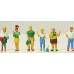 Trains*Model Power 5736 HO Tourists (Set of 6) - Model Train Junction: Quality Parts and Art Supplies