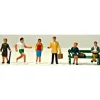 Trains*Model Power 5705 HO Townspeople Figures (Set of 6) - Model Train Junction: Quality Parts and Art Supplies