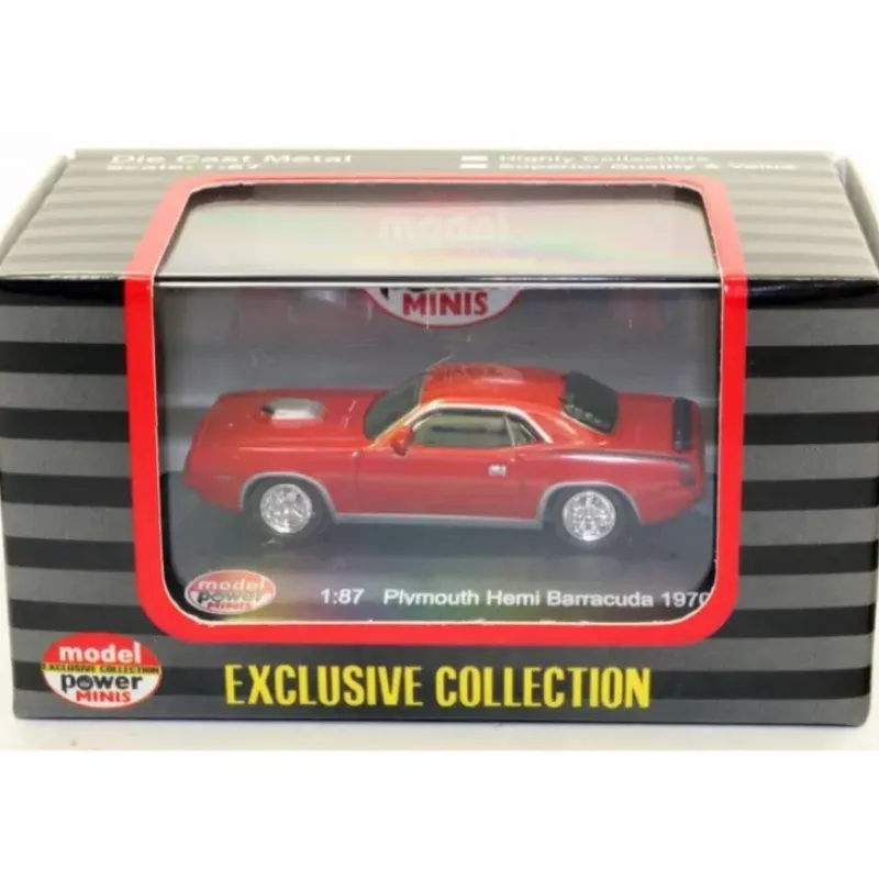 Trains*Model Power 19451 Minis HO Red '70 Plymouth Hemi Barracuda 1970 - Model Train Junction: Quality Parts and Art Supplies