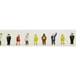 Trains*Model Power 1333 N Fat People Figures (Set of 9) - Model Train Junction: Quality Parts and Art Supplies