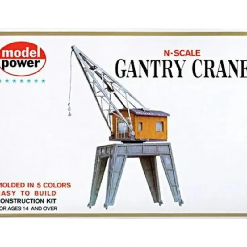 Trains*Model Power 1522 N Gantry Crane Kit - Model Train Junction: Quality Parts and Art Supplies