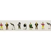 Trains*Model Power 1344 N Pedestrian Figures (Set of 9) - Model Train Junction: Quality Parts and Art Supplies