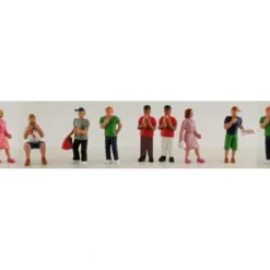 Trains*Model Power 1378 N People Eating Figures (Set of 9) - Model Train Junction: Quality Parts and Art Supplies