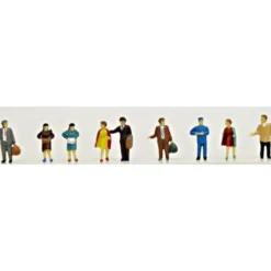 Trains*Model Power 1335 N Railroad People Figures (Set of 9) - Model Train Junction: Quality Parts and Art Supplies