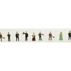 Trains*Model Power 1343 N Railroad Steam Era People Figures (Set of 9) - Model Train Junction: Quality Parts and Art Supplies