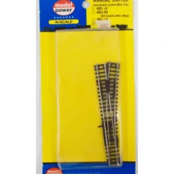Trains*Model Power 3953 N Right Hand Manual Switch Turnout - Model Train Junction: Quality Parts and Art Supplies