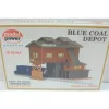Trains*Model Power 1506 N Scale Blue Coal Depot Building Kit - Model Train Junction: Quality Parts and Art Supplies