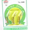 Trains*Model Power 8480 N Scale Brass Lamp Post Lighted Accessories (Pack of 3) - Model Train Junction: Quality Parts and Art Supplies