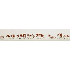 Trains*Model Power 1353 N Scale Brown & White Cow Figures (Set of 9) - Model Train Junction: Quality Parts and Art Supplies