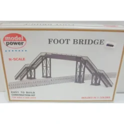 Trains*Model Power 1548 N Scale Foot Bridge - Model Train Junction: Quality Parts and Art Supplies