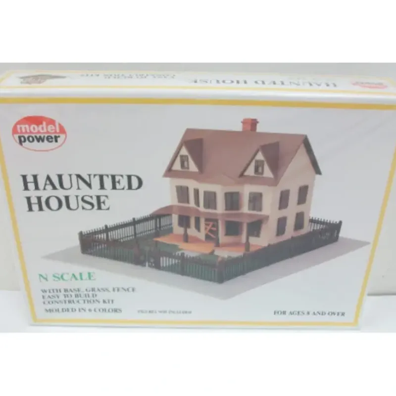 Trains*Model Power 1555 N Scale Haunted House Kit - Model Train Junction: Quality Parts and Art Supplies