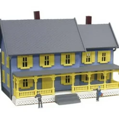 Trains*Model Power 2560 N Scale Jordan's House Buil Up Lighted W2 Hand Painted Figures - Model Train Junction: Quality Parts and Art Supplies