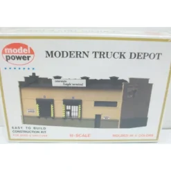 Trains*Model Power 1549 N Scale Modern Truck Depot Kit - Model Train Junction: Quality Parts and Art Supplies