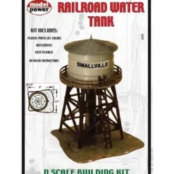 Trains*Model Power 1577 N Scale RR Water Tower Kit - Model Train Junction: Quality Parts and Art Supplies