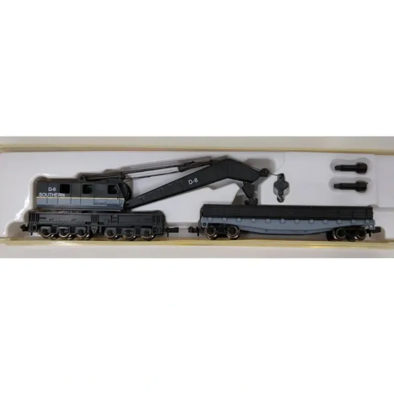 Trains*Model Power 3164 N Scale Southern Crane w/Work Car - Model Train Junction: Quality Parts and Art Supplies