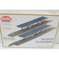 Trains*Model Power 1508 N Scale Station Platforms Kit - Model Train Junction: Quality Parts and Art Supplies