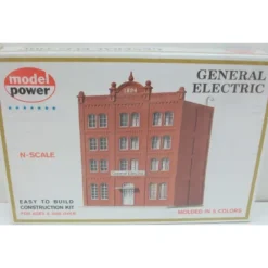 Trains*Model Power 1545 N Scale 4-Story General Electric Building Kit - Model Train Junction: Quality Parts and Art Supplies