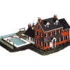 Trains*Model Power 1514 N Scale Two Story Building/Echelle Maison 2-Etages Building Kit - Model Train Junction: Quality Parts and Art Supplies