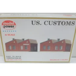 Trains*Model Power 1547 N Scale US. Customs Building Kit - Model Train Junction: Quality Parts and Art Supplies