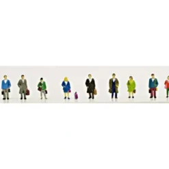 Trains*Model Power 1349 N Standing Tourist Traveller Figures (Set of 9) - Model Train Junction: Quality Parts and Art Supplies