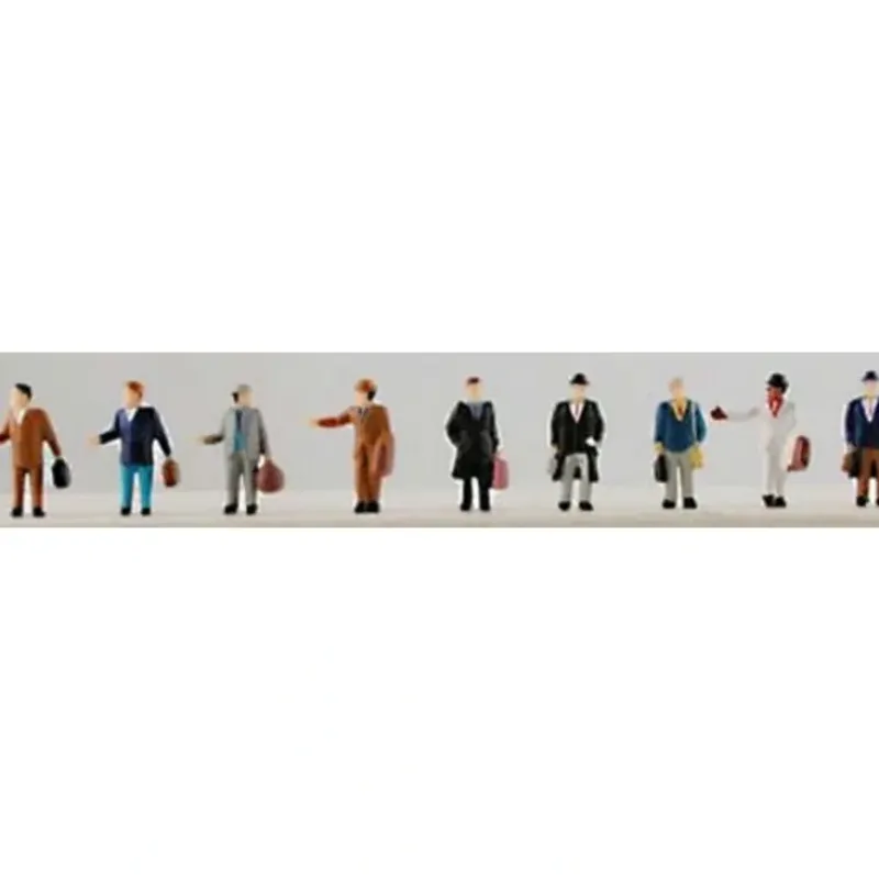 Trains*Model Power 1374 N Traveling Figures (Pack of 9) - Model Train Junction: Quality Parts and Art Supplies