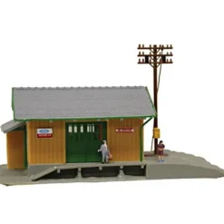 Trains*Model Power 2562 N Wayside Station Built Up Ligthed - Model Train Junction: Quality Parts and Art Supplies