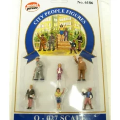 Trains*Model Power 6186 O and 027 Townspeople Figures (Set of 6) - Model Train Junction: Quality Parts and Art Supplies