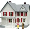 Trains*Model Power 6355 O Built-Up Kennedy's House - Model Train Junction: Quality Parts and Art Supplies