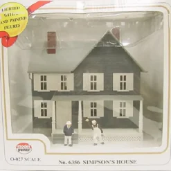 Trains*Model Power 6356 O Built-Up Simpsons House - Model Train Junction: Quality Parts and Art Supplies