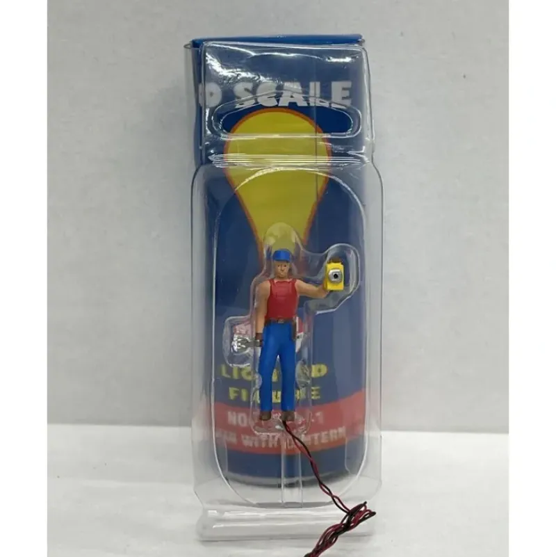 Trains*Model Power 7000-1 O Man With Lantern Lighted Figure - Model Train Junction: Quality Parts and Art Supplies
