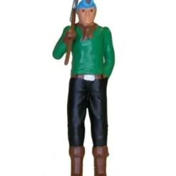 Trains*Model Power 7004-1 O Worker With Lighted Hard Hat Lighted Figure - Model Train Junction: Quality Parts and Art Supplies