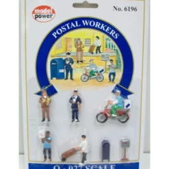 Trains*Model Power 6196 O/O27 Scale Postal Workers (Set of 6) - Model Train Junction: Quality Parts and Art Supplies