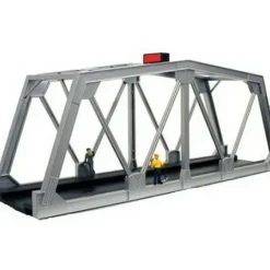 Trains*Model Power 6095 O/O27 Truss Bridge W/Blinking Light - Model Train Junction: Quality Parts and Art Supplies