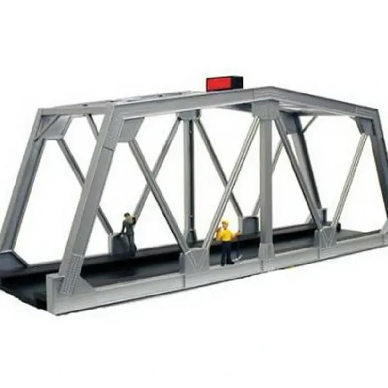 Trains*Model Power 6095 O/O27 Truss Bridge W/Blinking Light - Model Train Junction: Quality Parts and Art Supplies