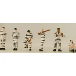 Trains*Model Power 5783 Prisoners blck & wht Strp - Model Train Junction: Quality Parts and Art Supplies
