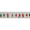 Trains*Model Power 1375 Standing / Travelling Women Figures (Set of 9) - Model Train Junction: Quality Parts and Art Supplies