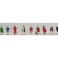 Trains*Model Power 1375 Standing / Travelling Women Figures (Set of 9) - Model Train Junction: Quality Parts and Art Supplies