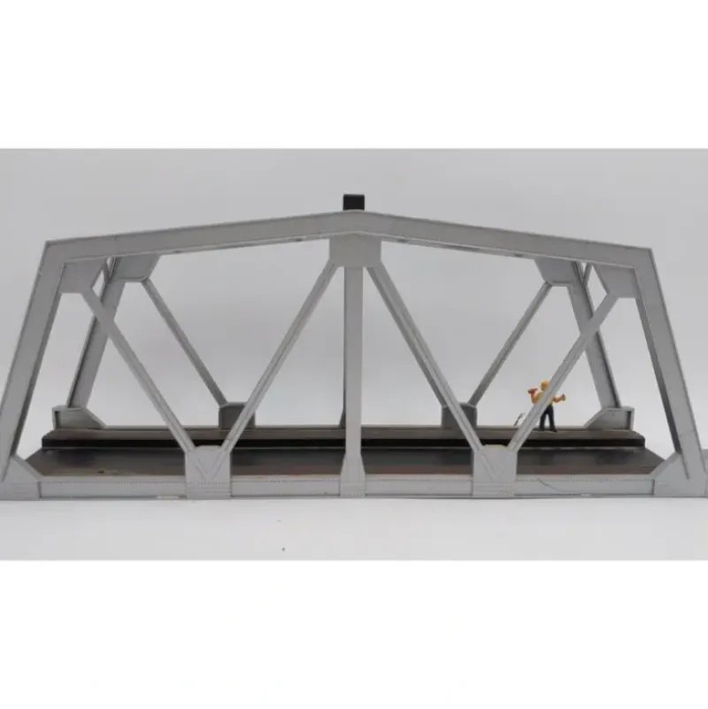 Trains*Model Power 6095 Truss Bridge w/Blinking Light VG - Model Train Junction: Quality Parts and Art Supplies
