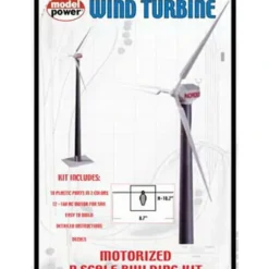 Trains*Model Power 1583 Wind Turbine Motorizd Kit - Model Train Junction: Quality Parts and Art Supplies