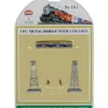 Trains*Model Power 1311N 3 Piece Signal Bridge with Two Figures - Model Train Junction: Quality Parts and Art Supplies