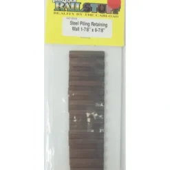 Trains*Model Railstuff 2010 Steel Piling Retaining Wall - Model Train Junction: Quality Parts and Art Supplies