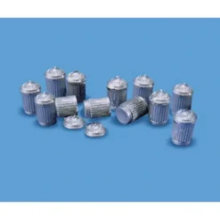 Trains*Modelscene 5083 HO DUSTBINS - Model Train Junction: Quality Parts and Art Supplies