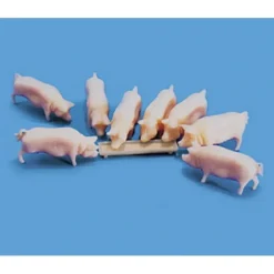 Trains*Modelscene 5108 HO PIGS & TROUGH - Model Train Junction: Quality Parts and Art Supplies