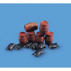 Trains*Modelscene 5064 HO SACKS & BARRELS - Model Train Junction: Quality Parts and Art Supplies