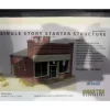 Trains*Monster Model Works HOSS-3 HO Scale Single Story Starter Structure Building Kit - Model Train Junction: Quality Parts and Art Supplies